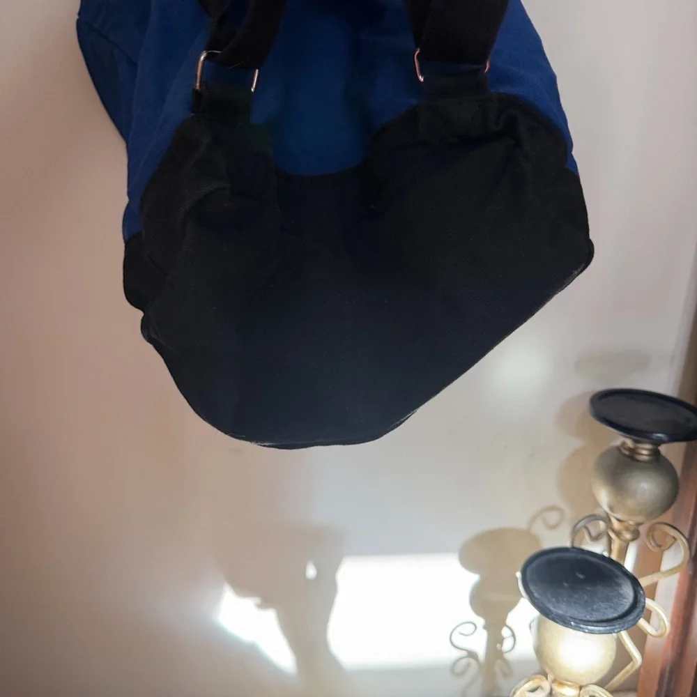 Vintage Disney Blue and Black Mickey Mouse Backpack